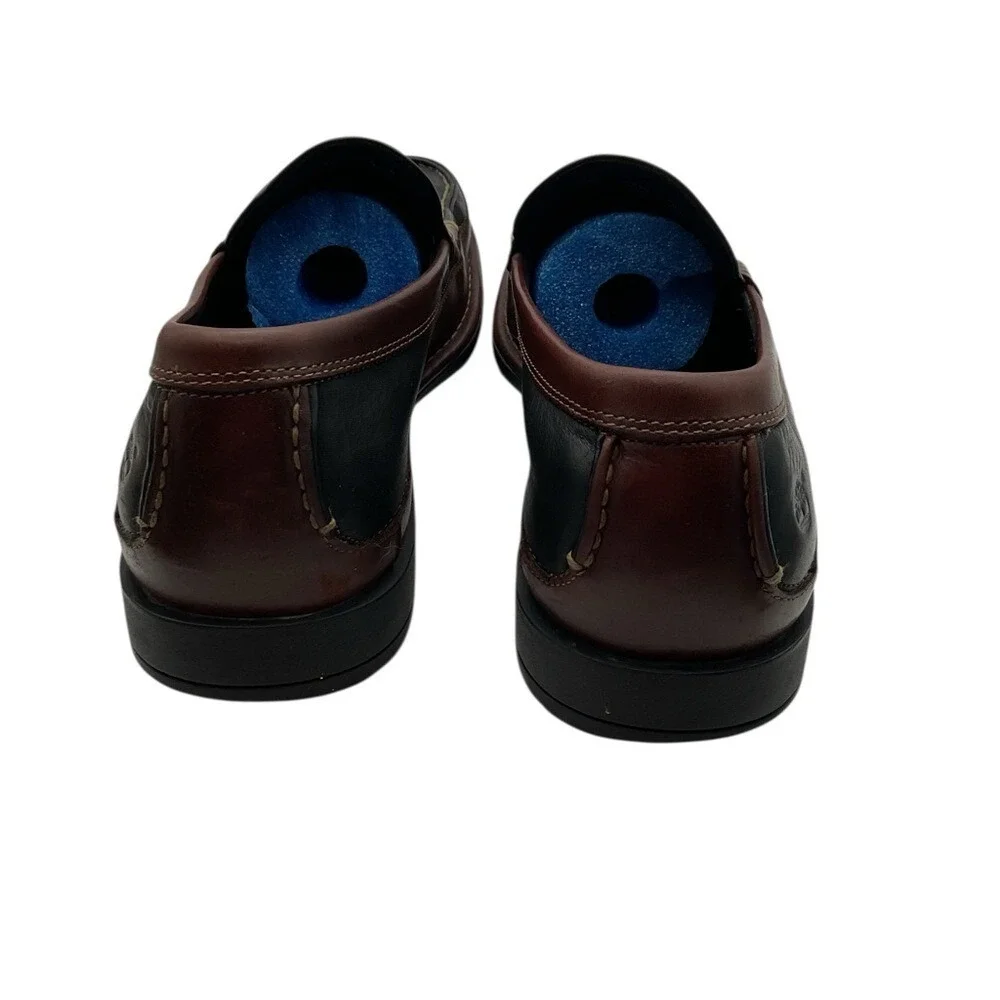Timberland leather Loafer Black Casual Shoes for‎ Men size 7.5 M